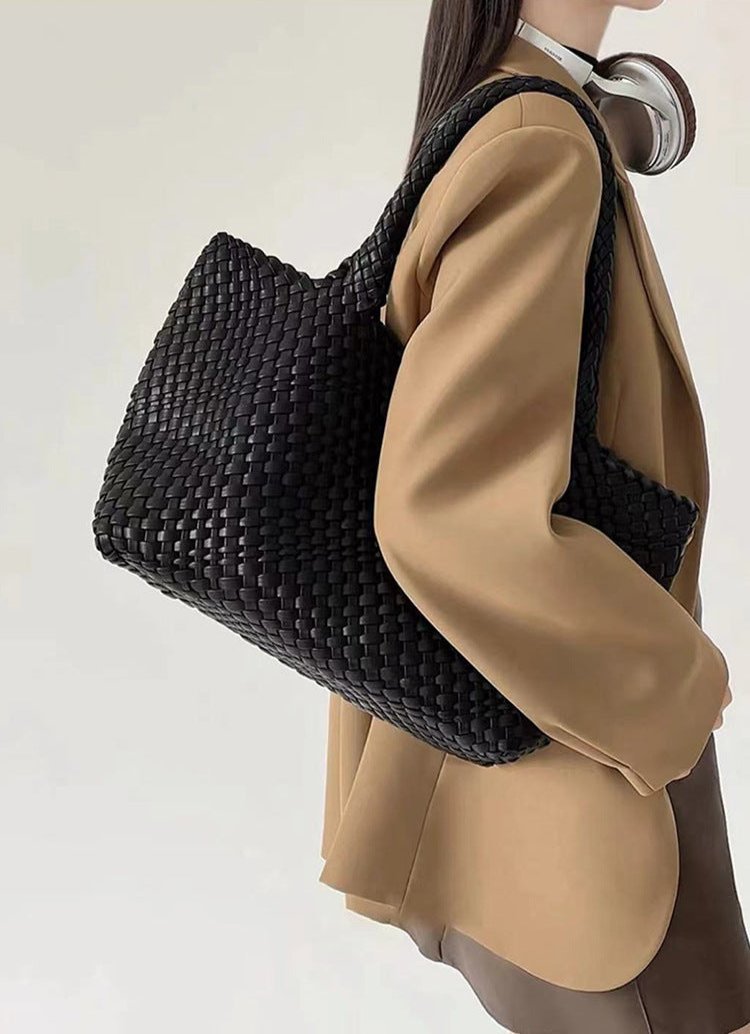 Ela - Woven Luxe Tote
