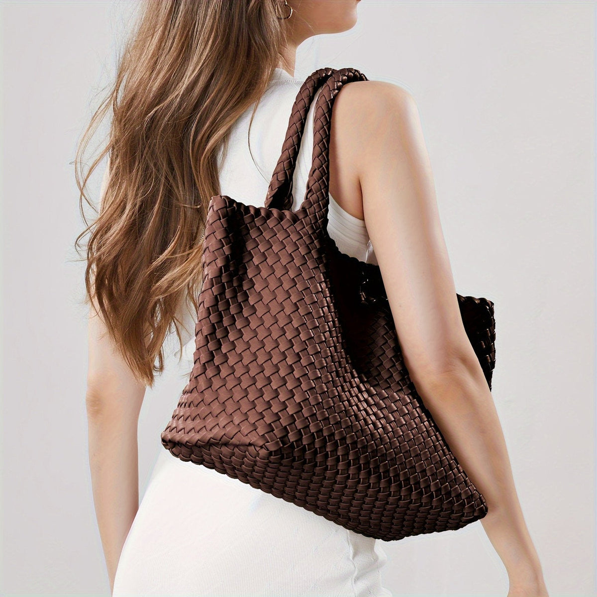 Ela - Woven Luxe Tote