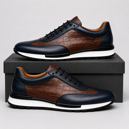 CHARLES LEATHER SNEAKERS
