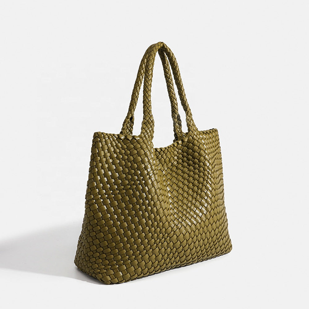 Ela - Woven Luxe Tote