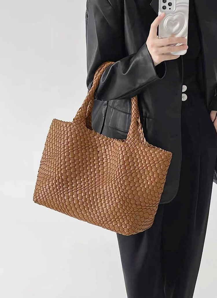 Ela - Woven Luxe Tote