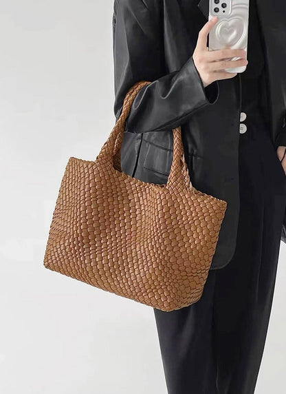 Ela - Woven Luxe Tote
